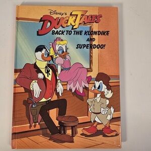 Disney Ducktales Back to the Klondike and Superdoo! Book hardcover